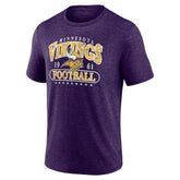 Minnesota Vikings Purple Retro Tri-Blend T-Shirt on sale