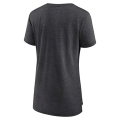 Las Vegas Raiders Women's Vintage Graphic Tri-Blend Scoop Neck T-Shirt - Charcoal outlet