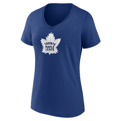Toronto Maple Leafs Women's Primary Logo T-Shirt - Blue T-shirts
