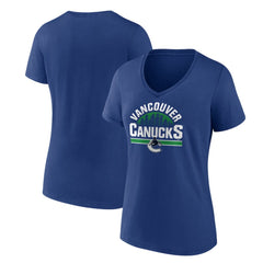 Vancouver Canucks Women's Represent T-Shirt - Blue T-shirts