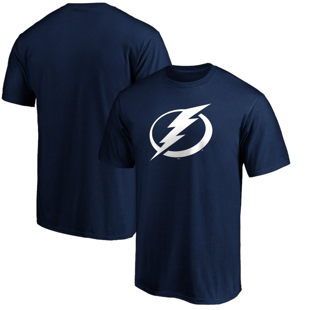 Tampa Bay Lightning Navy Primary Logo T-Shirt T-shirts