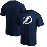 Tampa Bay Lightning Navy Primary Logo T-Shirt T-shirts