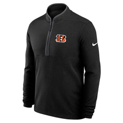 Cincinnati Bengals Lightweight Victory Dri-FIT Half-Zip Pullover - Black outlet