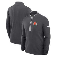 Cleveland Browns Lightweight Victory Dri-FIT Half-Zip Pullover - Anthracite discount