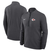 Kansas City Chiefs Lightweight Victory Dri-FIT Half-Zip Pullover - Anthracite for sale