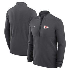 Kansas City Chiefs Lightweight Victory Dri-FIT Half-Zip Pullover - Anthracite for sale