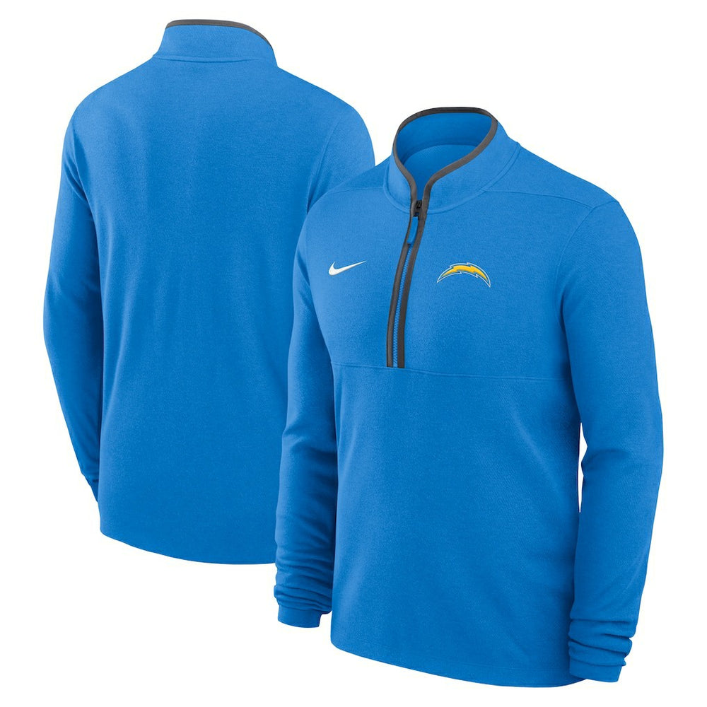 Los Angeles Chargers Lightweight Victory Dri-FIT Half-Zip Pullover - Powder Blue online