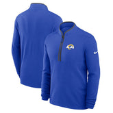 Los Angeles Rams Lightweight Victory Dri-FIT Half-Zip Pullover - Royal online