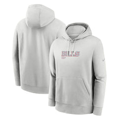 Buffalo Bills Edge Pack French Terry Club Pullover Hoodie - Gray outlet