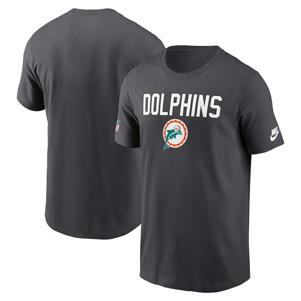 Miami Dolphins Alt Pack Onside Conversion Performance T-Shirt - Anthracite sale