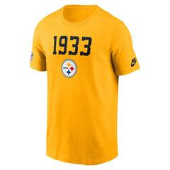 Pittsburgh Steelers 1933 Alt Pack Onside Conversion Performance T-Shirt - Gold on sale