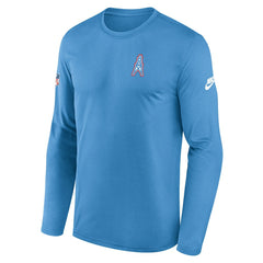 Tennessee Titans Legend Oilers Throwback Dri-FIT Long Sleeve T-Shirt - Navy cheap