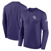 Minnesota Vikings Legend Small Logo Dri-FIT Long Sleeve T-Shirt - Purple sale