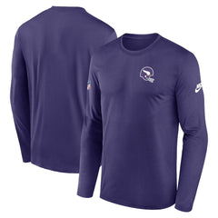 Minnesota Vikings Legend Small Logo Dri-FIT Long Sleeve T-Shirt - Purple sale