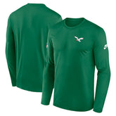 Philadelphia Eagles Legend Small Logo Dri-FIT Long Sleeve T-Shirt - Kelly Green for sale
