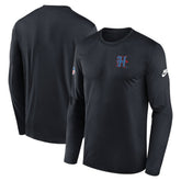 Houston Texans Legend Small Logo Dri-FIT Long Sleeve T-Shirt - Navy on sale
