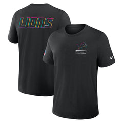 Detroit Lions 2025 NFL Crucial Catch Tri-Blend Dri-FIT T-Shirt - Black for sale