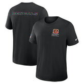 Cincinnati Bengals 2025 NFL Crucial Catch Tri-Blend Dri-FIT T-Shirt - Black discount