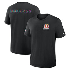 Cincinnati Bengals 2025 NFL Crucial Catch Tri-Blend Dri-FIT T-Shirt - Black discount