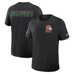 Cleveland Browns 2025 NFL Crucial Catch Tri-Blend Dri-FIT T-Shirt - Black outlet