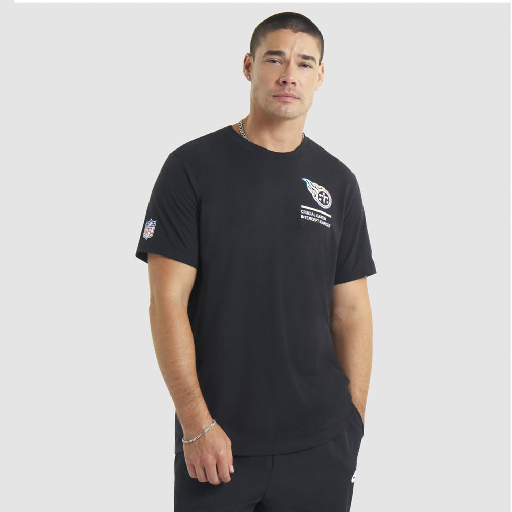Tennessee Titans 2025 NFL Crucial Catch Tri-Blend Dri-FIT T-Shirt - Black sale