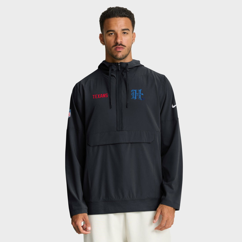 Houston Texans Sideline Alt Pack Anorak Half-Zip Hoodie Jacket - Navy online
