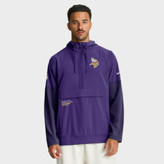 Minnesota Vikings Sideline Anorak Half-Zip Hoodie Jacket - Purple cheap