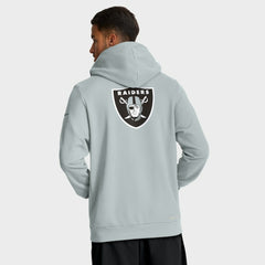 Las Vegas Raiders Sideline Standard Issue Utility Player Dri-FIT Full-Zip Hoodie - Silver on sale