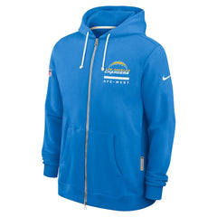 Los Angeles Chargers Sideline Standard Issue Utility Player Dri-FIT Full-Zip Hoodie - Powder Blue sale