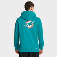 Miami Dolphins Sideline Standard Issue Utility Player Dri-FIT Full-Zip Hoodie - Aqua discount