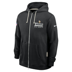 Minnesota Vikings Sideline Standard Issue Utility Player Dri-FIT Full-Zip Hoodie - Black discount