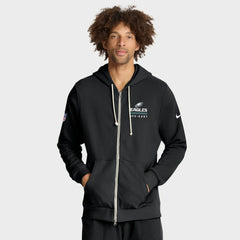 Philadelphia Eagles Sideline Standard Issue Utility Player Dri-FIT Full-Zip Hoodie - Black discount