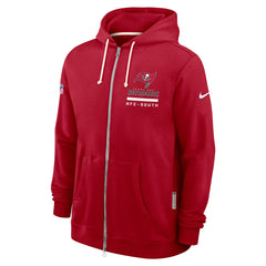 Tampa Bay Buccaneers Sideline Standard Issue Utility Player Dri-FIT Full-Zip Hoodie - Red outlet