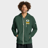 Green Bay Packers Sideline Standard Issue Utility Player Dri-FIT Full-Zip Hoodie - Green for sale