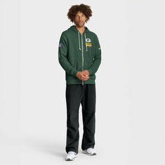 Green Bay Packers Sideline Standard Issue Utility Player Dri-FIT Full-Zip Hoodie - Green for sale