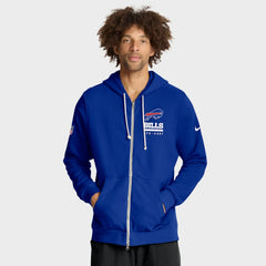 Buffalo Bills Sideline Standard Issue Utility Player Dri-FIT Full-Zip Hoodie - Royal discount