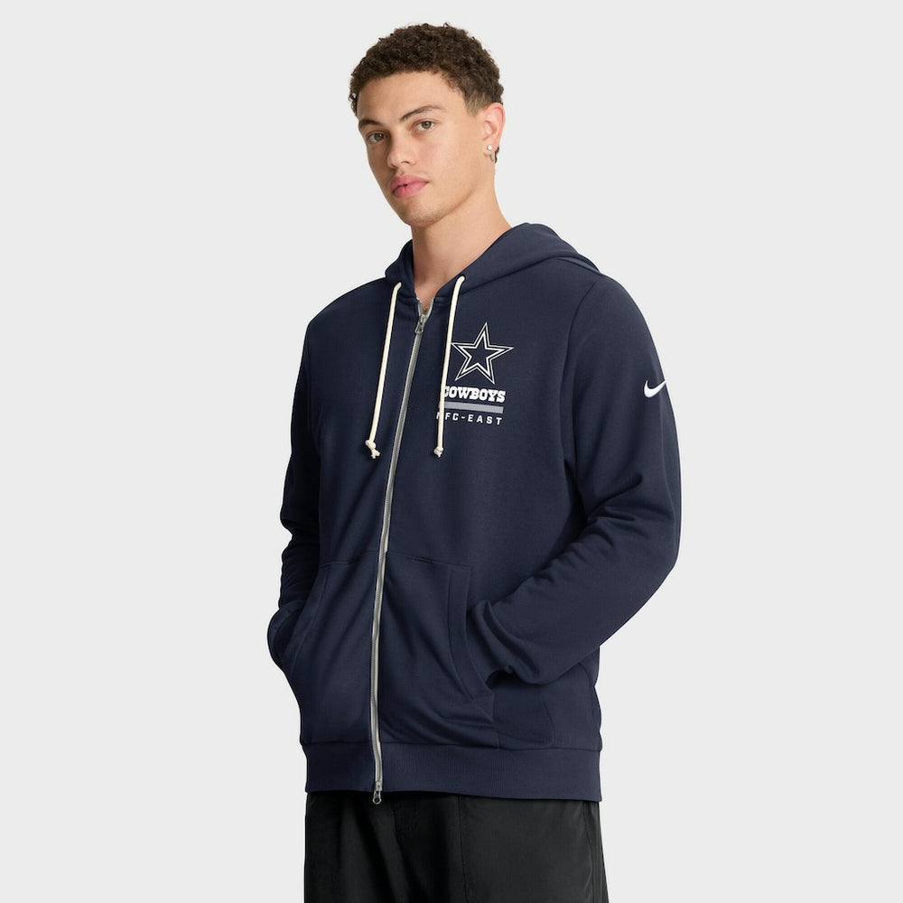 Dallas Cowboys Sideline Standard Issue Utility Player Dri-FIT Full-Zip Hoodie - Navy cheap