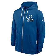 Indianapolis Colts Sideline Standard Issue Utility Player Dri-FIT Full-Zip Hoodie - Royal sale