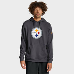 Pittsburgh Steelers Sideline Standard Issue Initial Home Dri-FIT Hoodie - Anthracite outlet