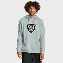 Las Vegas Raiders Sideline Standard Issue Initial Home Dri-FIT Hoodie - Silver on sale