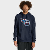 Tennessee Titans Sideline Standard Issue Initial Home Dri-FIT Hoodie - Navy on sale