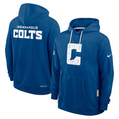 Indianapolis Colts Sideline Standard Issue Initial Home Dri-FIT Hoodie - Royal on sale