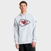 Kansas City Chiefs Sideline Standard Issue Initial Home Dri-FIT Hoodie - White online