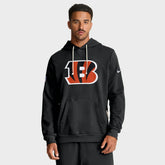 Cincinnati Bengals Sideline Standard Issue Initial Home Dri-FIT Hoodie - Black cheap