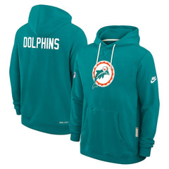 Miami Dolphins Sideline Standard Issue Alt 2 Dri-FIT Hoodie - Aqua online