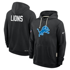 Detroit Lions Sideline Standard Issue Alt 2 Dri-FIT Hoodie - Black sale