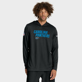 Carolina Panthers Sideline Pure Fury Performance Long Sleeve Hoodie T-Shirt - Black sale