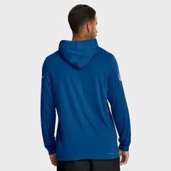 Indianapolis Colts Sideline Pure Fury Performance Long Sleeve Hoodie T-Shirt - Royal for sale
