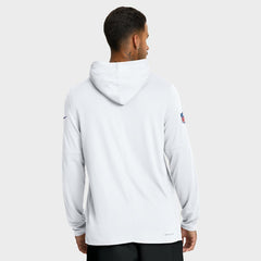 Minnesota Vikings Sideline Pure Fury Performance Long Sleeve Hoodie T-Shirt - White for sale