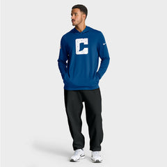 Indianapolis Colts Sideline Option Read Dri-FIT Long Sleeve Hoodie T-Shirt - Royal discount